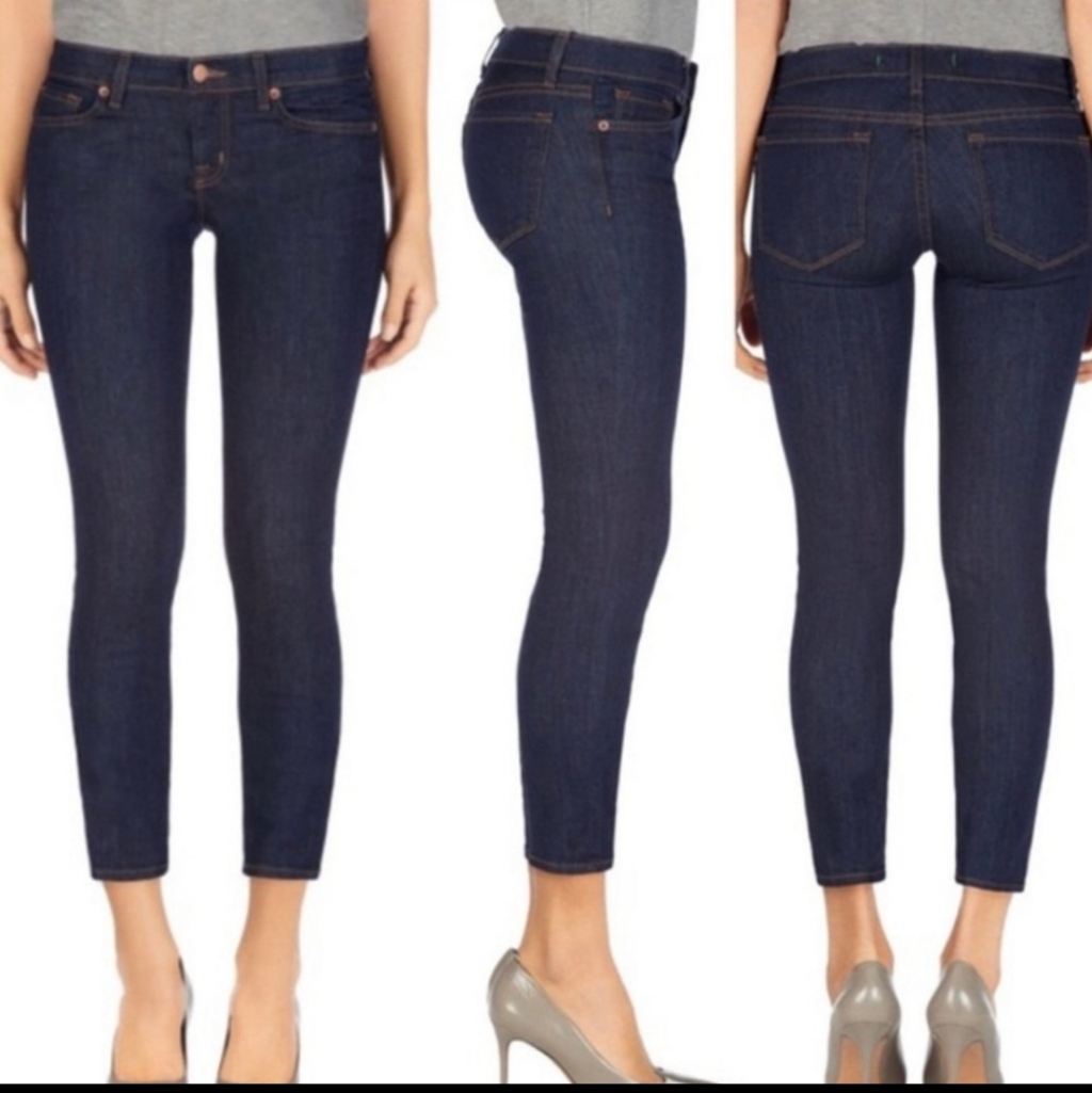 J Brand Pure Capri Jeans Dark Wash
